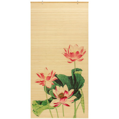 Semi Sheer Bamboo Roman Shade