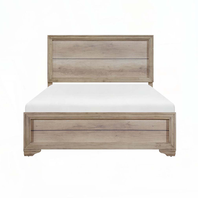 Panel Low-profile Bed, Twin