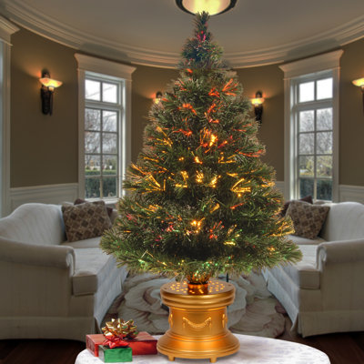 Fiber Optic Fireworks Evergreen Tree