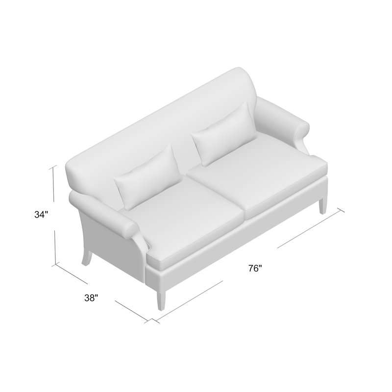 York Sofa, Rylee Emerald