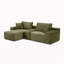 Canapé-lit avec repose-pieds mobile, aucun assemblage requis-451572829
