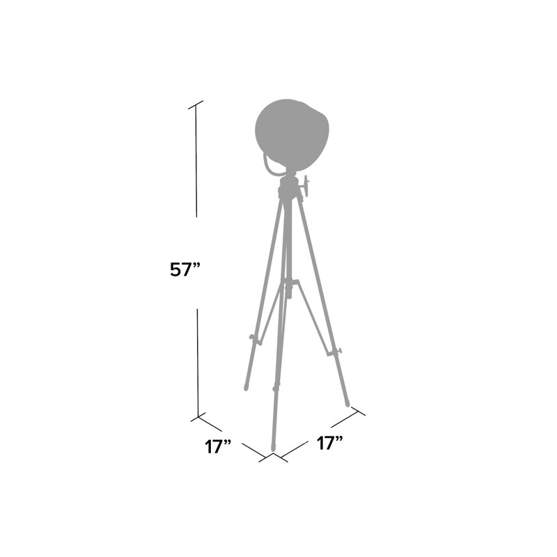 Metal 57" Metal Floor Clock