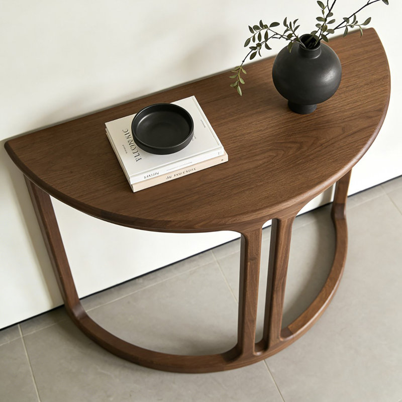 Console simple de style chinois, H 35,4 po x l 47,2 po x P 15,7 po