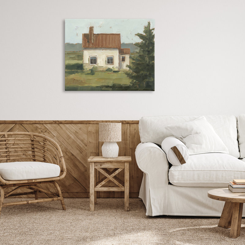 Art mural sur toile Seclusion Cottage View, conception par Ethan Harper, H 30 po x l 40 po