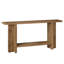 Table de canapé à double couche avec rangement, table de couloir, console