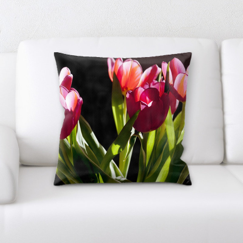 Coussin de tulipes