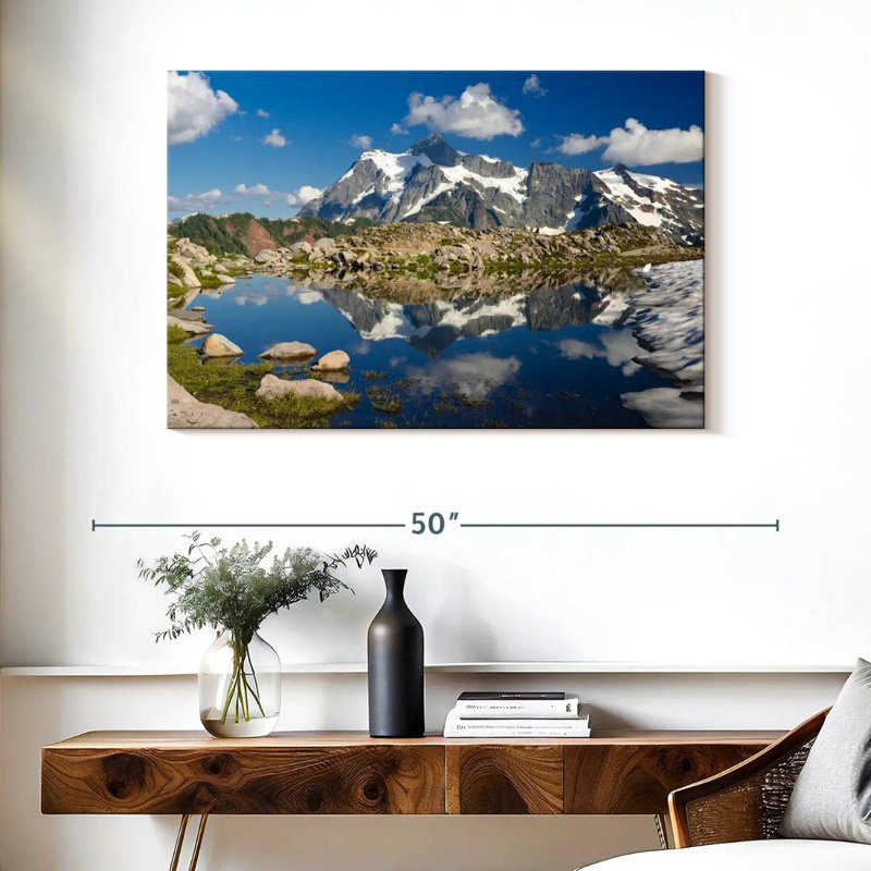 Alvord Mt. Baker Lake Reflections, 26" H x 39" W