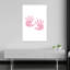 «Little Pink Handprints», reproduction d'art murale abstraite-368195328