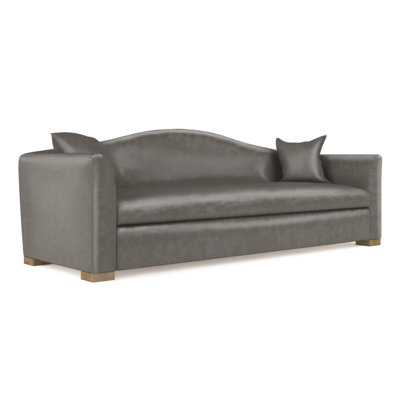 Horatio Camelback Taper Curved-Arm Loveseat