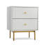 Aivis 50cm W Metal Bedside Table-1390179567