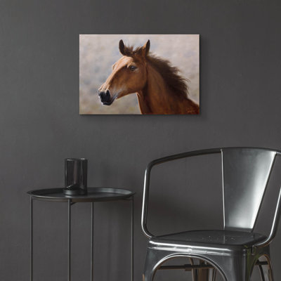Epic Art 'Horse Thoughts' By John Silver, Acrylic " Horse Thoughts " by John Silver