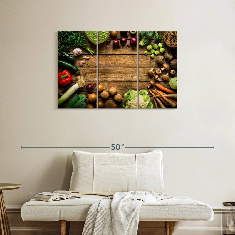 Yarlin Vegetable Feast, 24" H x 38" W