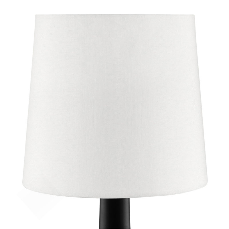 Dedrek Metal Table Lamp, Matte Black