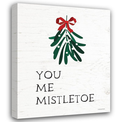 Lark Manor™ Lady Louise Designs Gallery Wrapped Canvas Art Titled: You, Me, Mistletoe