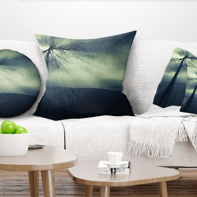 « seascape deading tree » dans l’oreiller mystérieux, 16 po x 1 po, Coussin décoratif