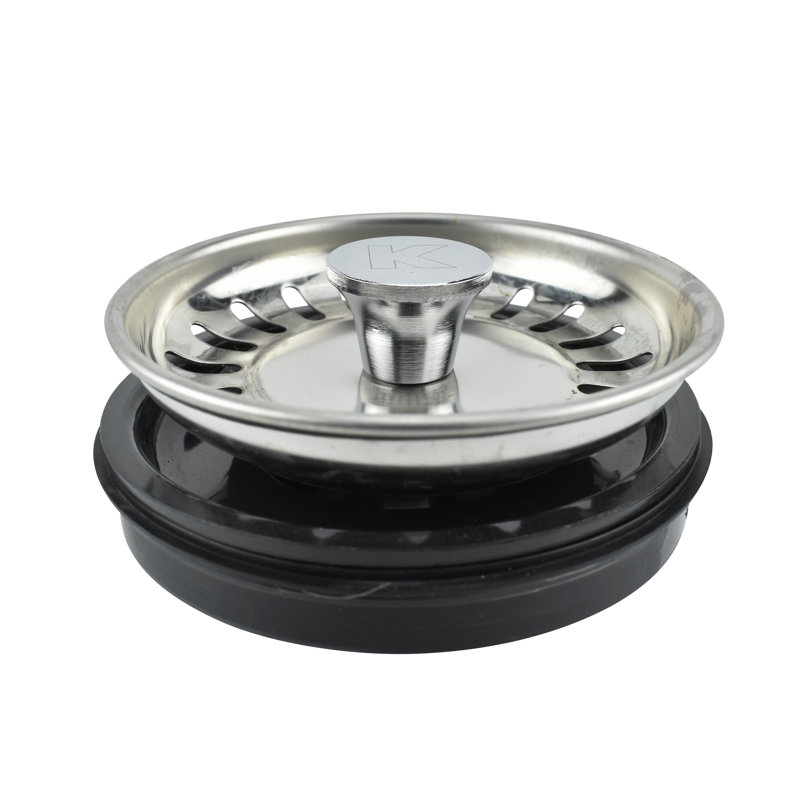 Basket Strainer, Polished Chrome
