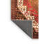 Tapis oriental brun / rouge / blanc de 8 pi x 10 pi Ferda