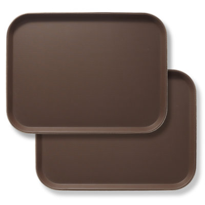 12" x 16" Rectangular Non-Skid Serving Trays, NSF Certified