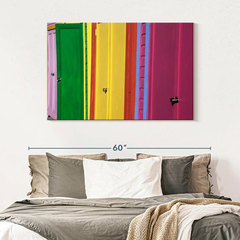 Lilie Vibrant Caribbean Door, 32" H x 48" W