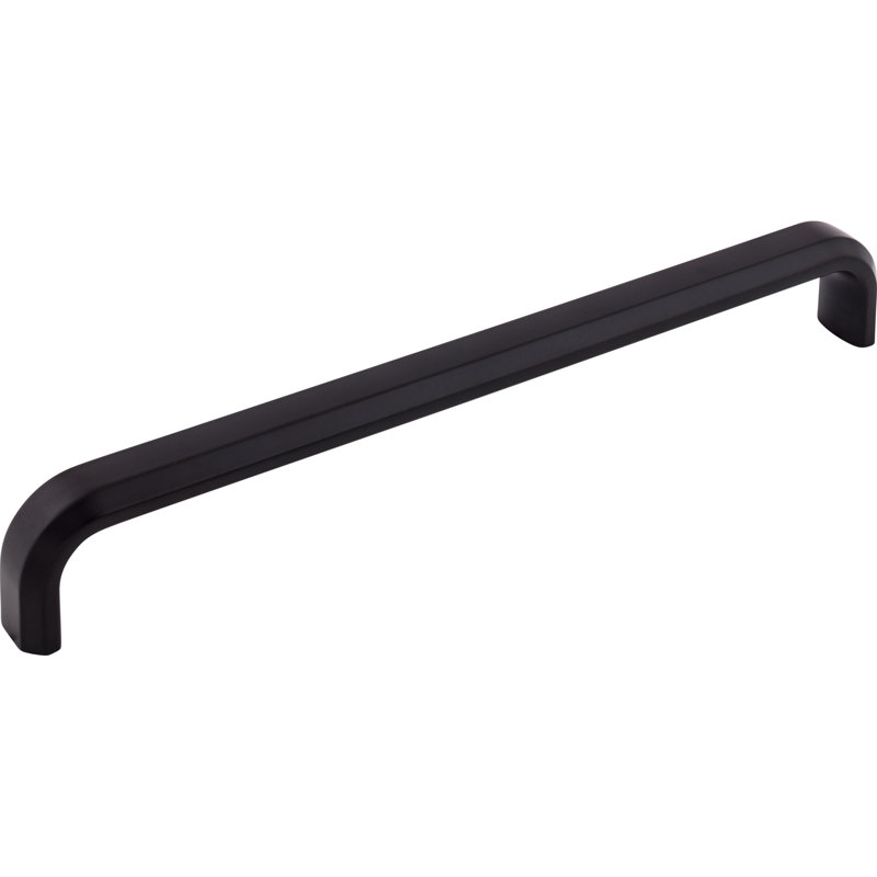 Telfair Appliance pull, Flat Black, 12" Center to Center