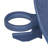 Folding Outdoor Adirondack Chair Set Of 2 And Table Set,Hdpe All-Weather Folding Fire Pit Chair,  Ergonomic Design Patio Lawn Chair For Outside Deck Garden Backyardf Balcony, Navy Blue