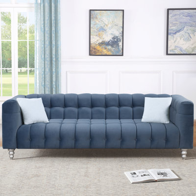 Daffney 89.1'' Rolled Arms Chesterfield Sofa -  Alcott HillÂ®, 8D45447170384F88BDB5422E23357463