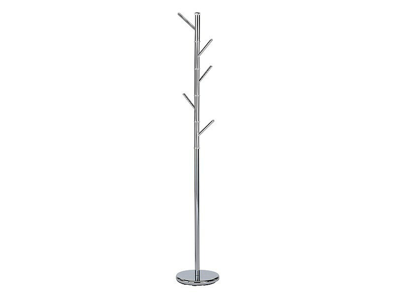 Sharonlee Metal Freestanding 6 - Hook Coat Rack, Chrome