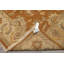 Tapis réversible en laine beige caramel 8 pi x 10 pi noué à la main