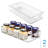 iDesign Stackable Pantry Storage Bins with Handles - Set of 2 - Clear