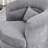 29" Wide Modern Super Soft Swivel Barrel Chair With Pillow-1072255199