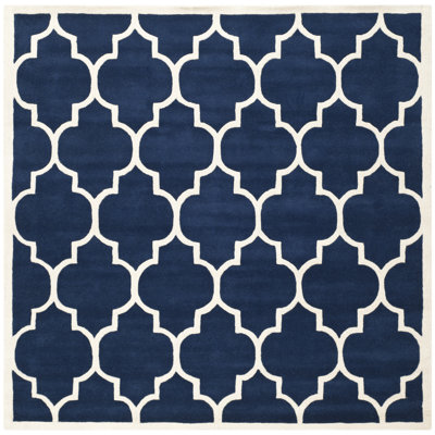 Carolene Hand Tufted Wool Geometric Rug