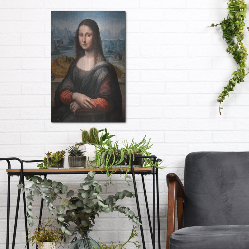 "Mona Lisa Prado" par Leonardo Da Vinci, H 16 po x l 12 po x P 0,13 po