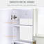 Armoire à pharmacie murale à double porte avec miroir de salle de bain, une solution de rangement pratique et élégante pour votre salle de bain