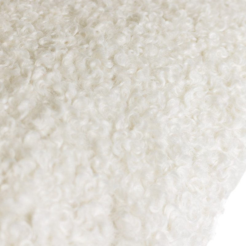 Cabu Square Throw Cushion, Feather, Ivory