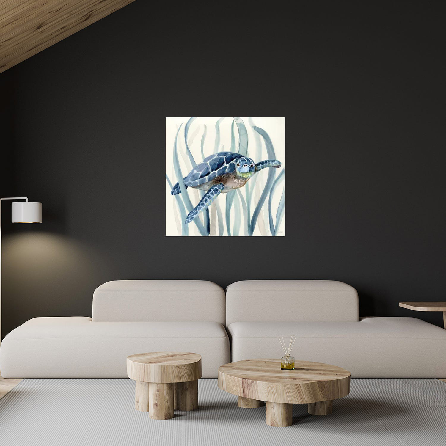 Bay Isle Home Turtle In Seagrass I On Plastic / Acrylic by Nan Print ...