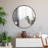Garbers Round Metal Framed Wall Mounted Circle Mirror-556387669-556387664