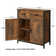 Millwood Pines Industrial Storage Cabinet, Floor Standing Cabinet With 2 Drawers And 2 Doors, Retro Sideboard Storage Organizer, Accent Side Cabinet For Living Room, Bedroom, Hallway