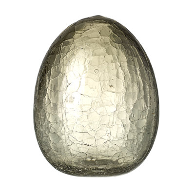 Medium Crackle Glass Egg