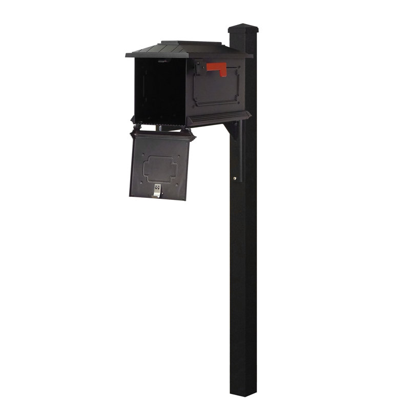 Kingston Aluminum Post Mounted Mailbox