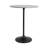 Metal and Marble Accent Table - Round Modern Side Table with Sturdy Metal Base and Sleek Marble Top - Contemporary Decorative End Table for Stylish Interiors.