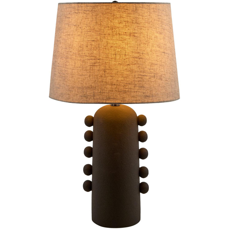 Eilee Accent Table Lamp, Black, White