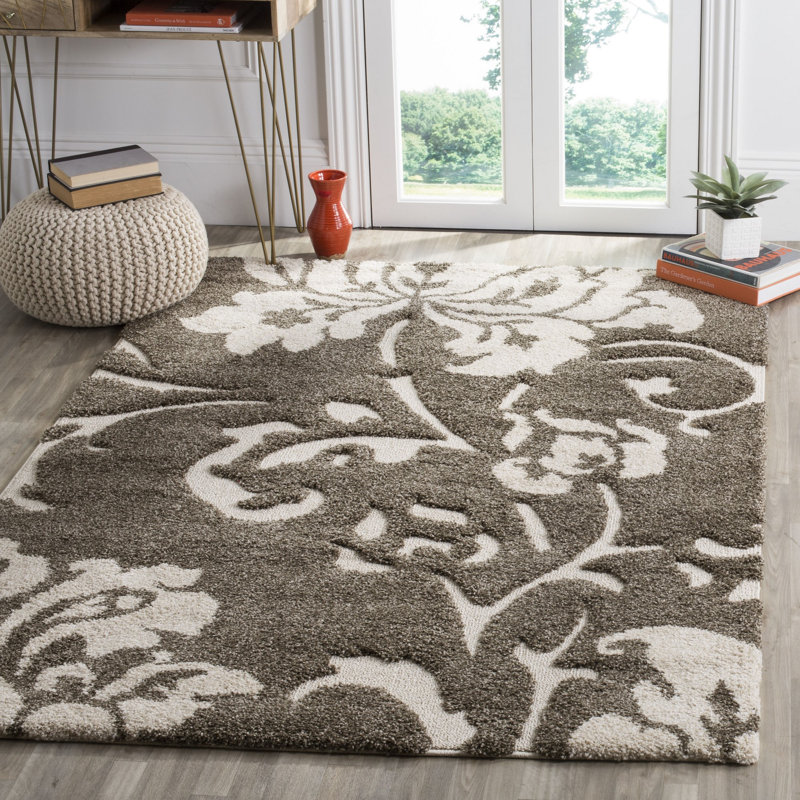 Chaffin Shag Performance Floral Rug, Rectangle 9' x 12'