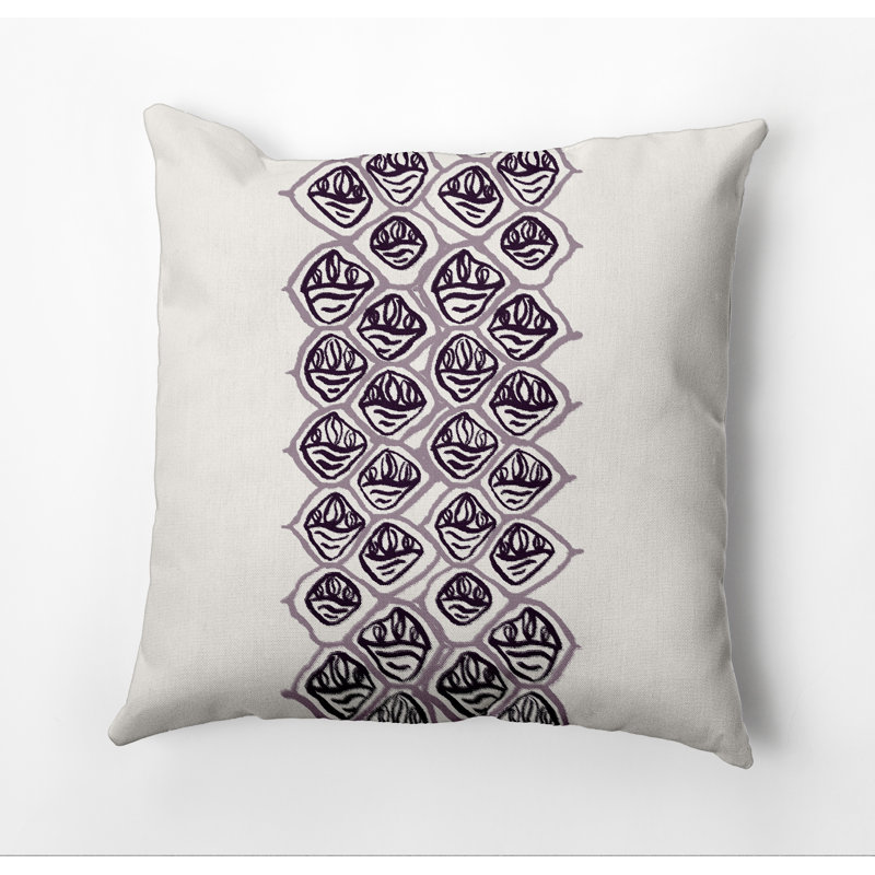 Housse et insert rectangulaires en coton, 20 po X 20 po, Violet