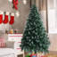 Sapin de noël artificiel blanc 6 pi