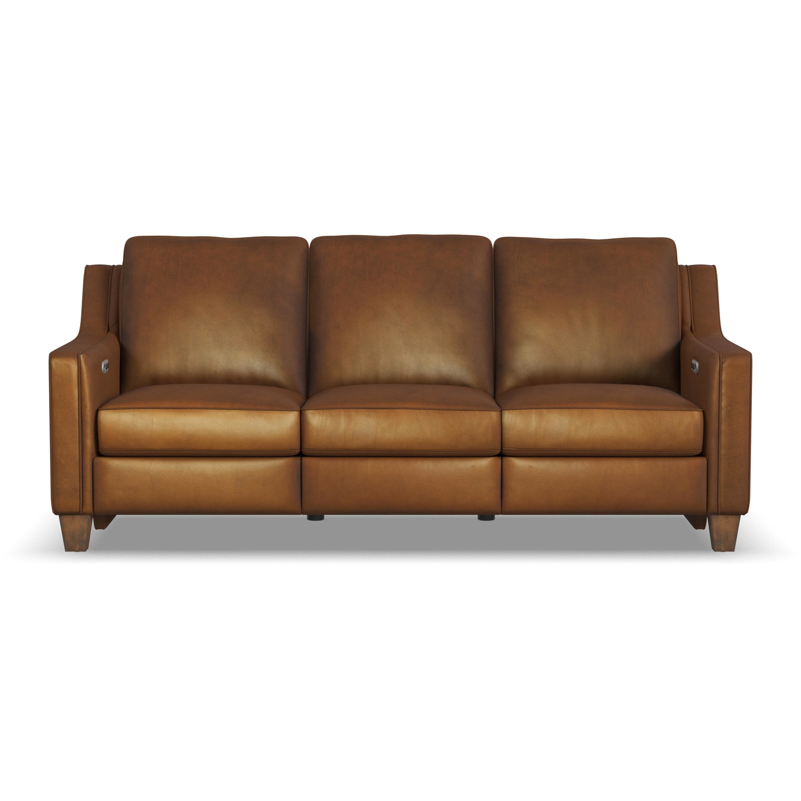 Finnegan Power Inclining Sofa, Brown