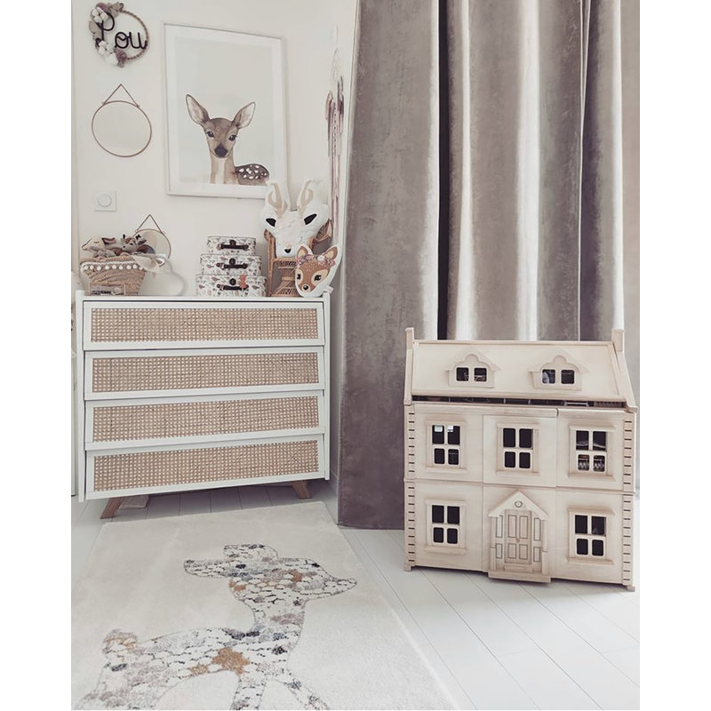 Geometric Hand Woven 80cm X 150cm Area Rug, Rectangle 120 x 170cm