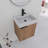 19'' Single Bathroom Vanity with Ceramic Top