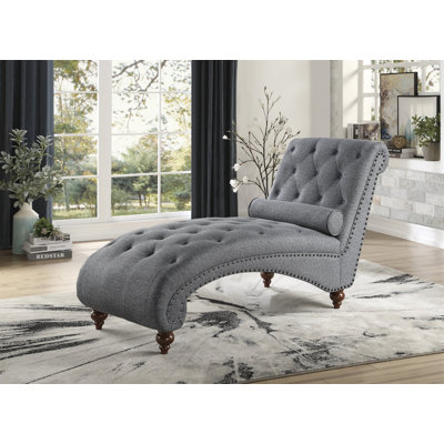 Chaise d'appoint large de 68,75 po Roeli