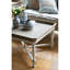 33X33x19" Wood Coffee Table, White Base And Natural Top, Rustic Feel Table: For Any Consequence Of Style
