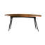 Table basse ovale en finition naturelle Natural